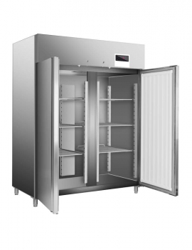 ECOLINE 1400 Gastro Edelstahl-Kühlschrank  1480 x 830 x 1960 mm
